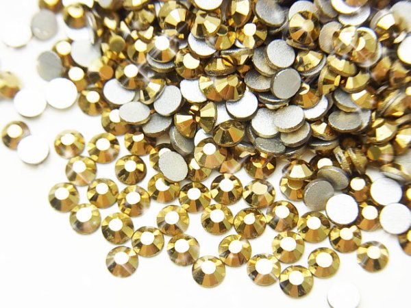 画像2: ★星印商品のみ同梱可★ジュエリア(JEWELLIA) クリスタルゴールド SS12 40粒 (2)