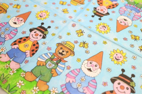 画像2: ★星印商品のみ同梱可★(D376)ペーパーナプキン ファンタジーランド 1枚 バラ売り (2)