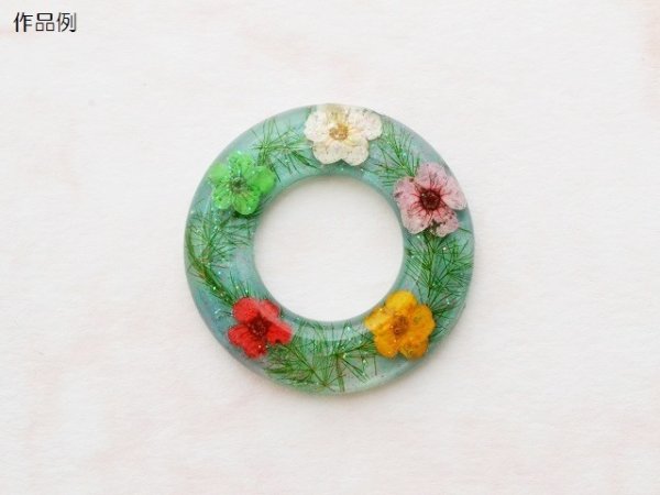 画像2: (sn474)シリコンモールド デザインフレーム 丸方形(抜き型丸)  (2)