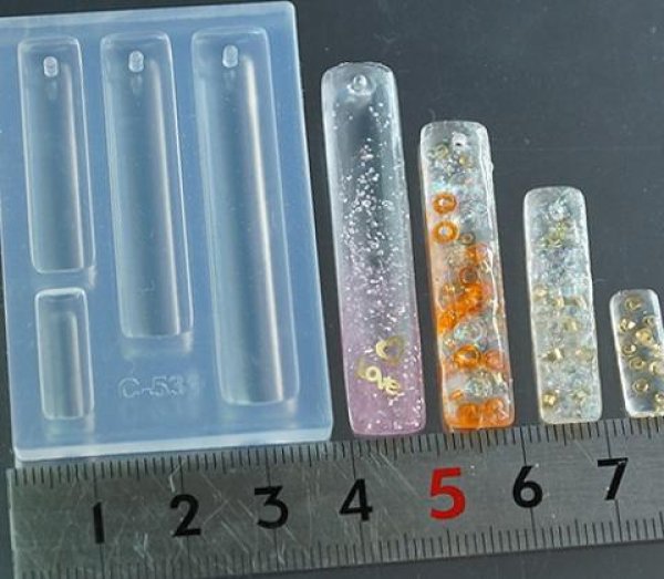 画像3: (sn235)シリコンモールド 半円柱 (3)