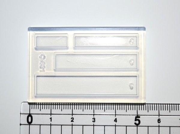 画像2: (sn135)シリコンモールド 四角柱フラット (2)
