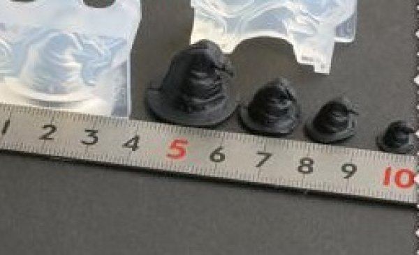 画像2: (sn005)シリコンモールド 立体マジックハット4サイズ (2)