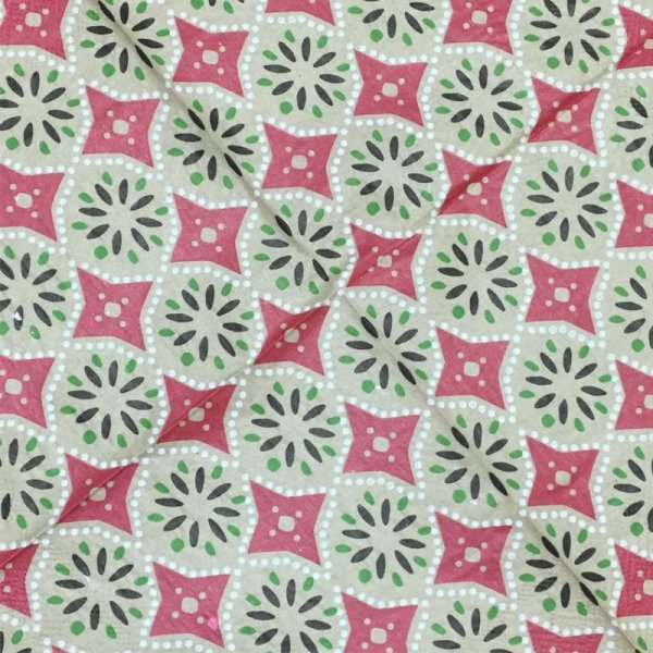 画像2: ★星印商品のみ同梱可★(D442)ペーパーナプキン 和柄 キウイパターン 1枚 バラ売り デコパージュにも (2)