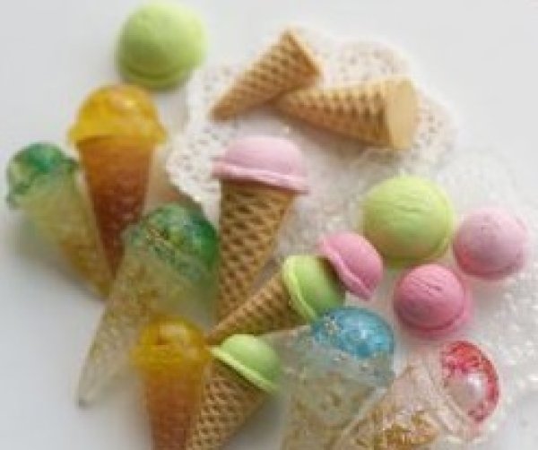 画像4: (sn554)シリコンモールド アイスクリーム&コーン ミニサイズセット (4)