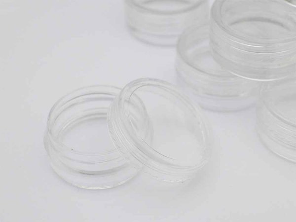 画像2: (800-10)【大特価品】10個　アクリルコンテナ　丸型ケース　収納・保管にオススメ (2)