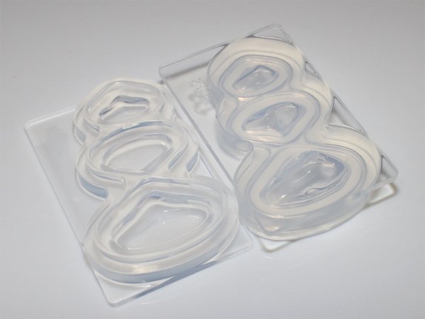 画像2: (S506) シリコンモールド 天然石/パワーストーン型 3サイズ 立体 レジンに (2)