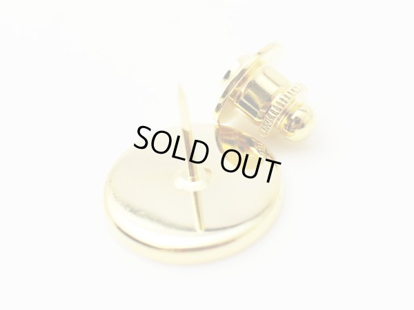 画像2: 【高品質日本製 10セット販売】No.17 ピンバッチ ラペルピン ゴールド ミール皿 土台 16mm (2)