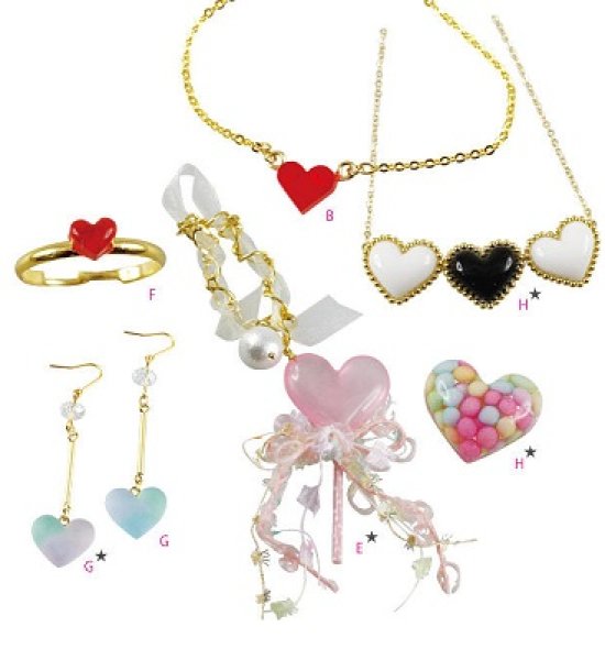 画像3: (sn250304) シリコンモールド ハート パジコ PADICO ソフトモールド レジンに (3)