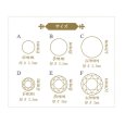 画像2: (sn2310178942094) シリコンモールド ジュエリーカット サークル ジュエルモールド ミニ パジコ PADICO ソフトモールド レジンに (2)