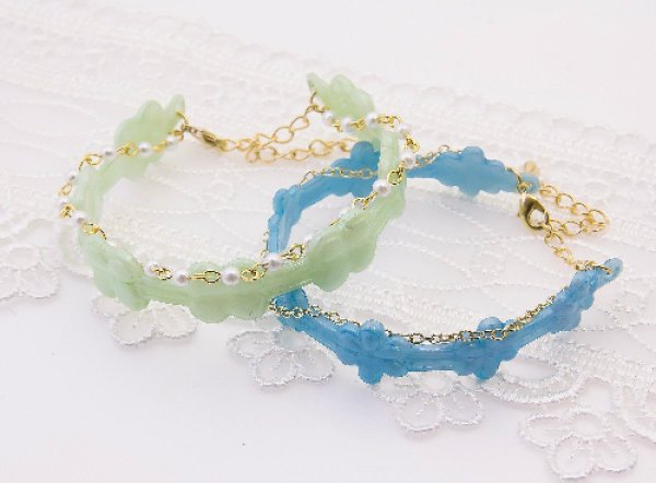 画像2: (clayka9) グレイス ジュエリーライン フレックス Grace 200g ねんど 樹脂粘土 粘土細工 クレイアート クレイクラフト 半透明 透明 (2)