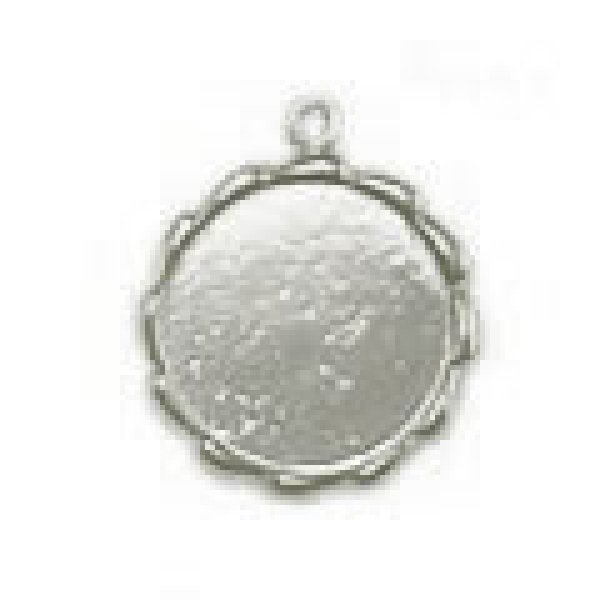 画像2: (YDPE-2202)【高品質日本製 10セット予約販売】ラウンド サークル型 M(19mm)サイズ ペンダントトップ 3色展開 ミール皿 (2)