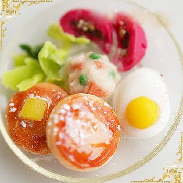 画像3: (sn196)シリコンモールド　キッチン雑貨　目玉焼き　卵料理　エッグ　2種類×各6サイズ　立体型　レジン専用 (3)