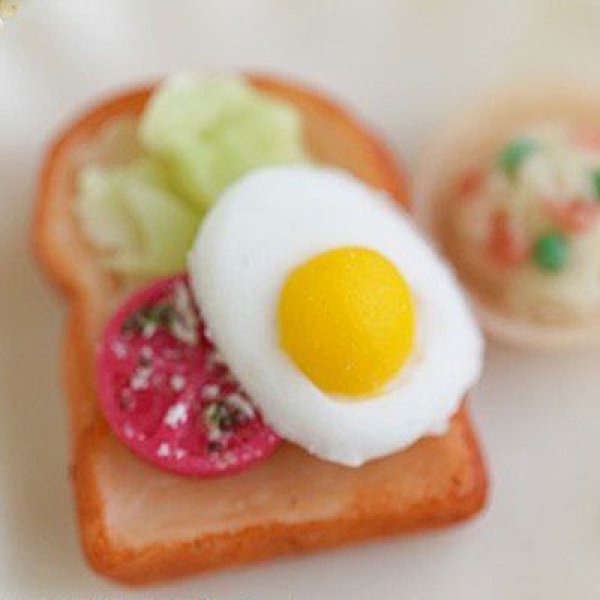 画像2: (sn196)シリコンモールド　キッチン雑貨　目玉焼き　卵料理　エッグ　2種類×各6サイズ　立体型　レジン専用 (2)