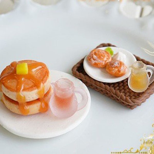 画像3: (sn396)シリコンモールド キッチン雑貨 パンケーキ ホットケーキ 菓子パン サークル 丸型 5サイズ 立体型 レジン専用 (3)