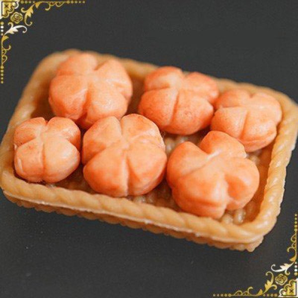 画像2: (sn096)シリコンモールド　キッチン雑貨　菓子パン　クロスカット入り　ホテルブレッド　5サイズ　立体型　レジン専用 (2)