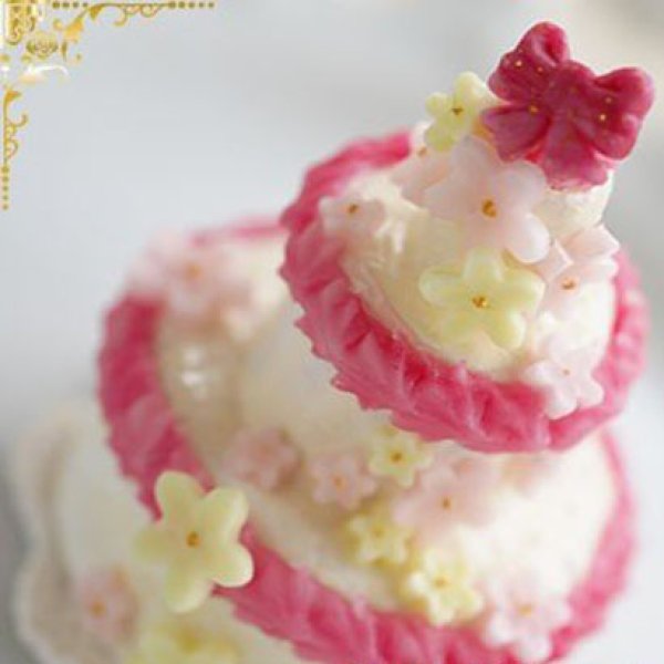 画像2: (sn586)シリコンモールド 桃の花 小花 和風 春の花 フラワー型 立体 5サイズ×3種 レジンに (2)