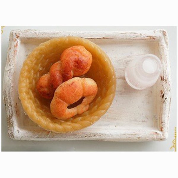 画像2: (sn086)シリコンモールド　キッチン雑貨　バスケット　トレンチ　トレイ　お盆　長方形　編み　2サイズ　食器　レジン専用 (2)