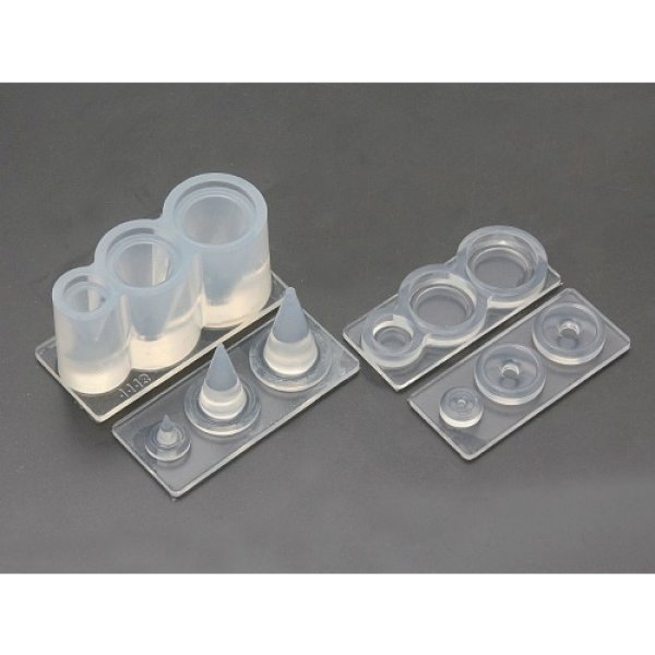 画像2: (ka1113) シリコンモールド クレイジュエリー パフェ用カップ 2Way 2つの使い方 立体 1/12サイズ対応 キッチン雑貨 ミニチュア食器 食玩 レジンや樹脂粘土でのフェイクフード作りに (2)