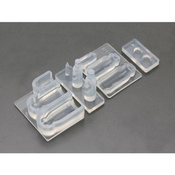 画像2: (ka1115) シリコンモールド クレイジュエリー ミルク瓶 立体 1/12サイズ対応 キッチン雑貨 ミニチュア食器 食玩 レジンや樹脂粘土でのフェイクフード作りに (2)