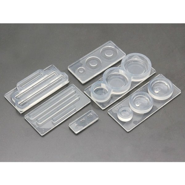 画像2: (ka1112) シリコンモールド クレイジュエリー タピオカカップ ロングタイプ フタ&ストロー 立体 1/12サイズ対応 キッチン雑貨 ミニチュア食器 食玩 レジンや樹脂粘土でのフェイクフード作りに (2)