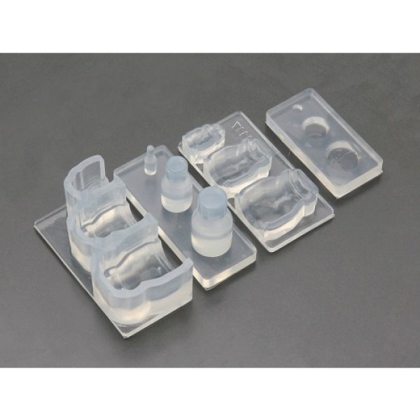 画像2: (ka1117) シリコンモールド クレイジュエリー レトロなヨーグルト瓶 立体 1/12サイズ対応 キッチン雑貨 ミニチュア食器 食玩 レジンや樹脂粘土でのフェイクフード作りに (2)