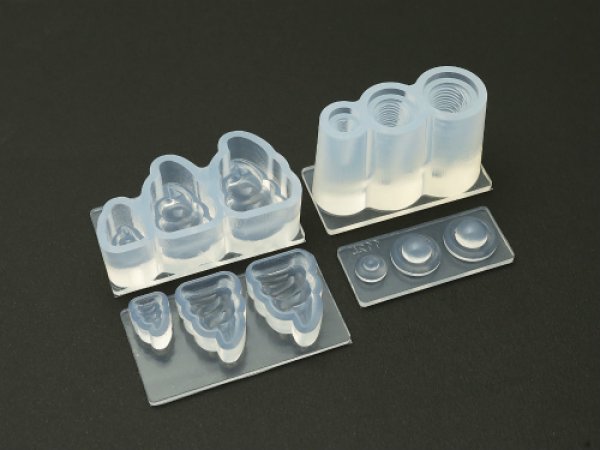 画像2: (ka1125) シリコンモールド クレイジュエリー モコモコ ソフトクリーム ミニチュア 立体 1/12サイズ対応 キッチン雑貨 ミニチュア食器 食玩 レジンや樹脂粘土でのフェイクフード作りに (2)