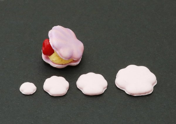 画像3: (ka1122) シリコンモールド クレイジュエリーマカロン シェル ミニチュア 立体 1/12サイズ対応 キッチン雑貨 ミニチュア食器 食玩 レジンや樹脂粘土でのフェイクフード作りに (3)