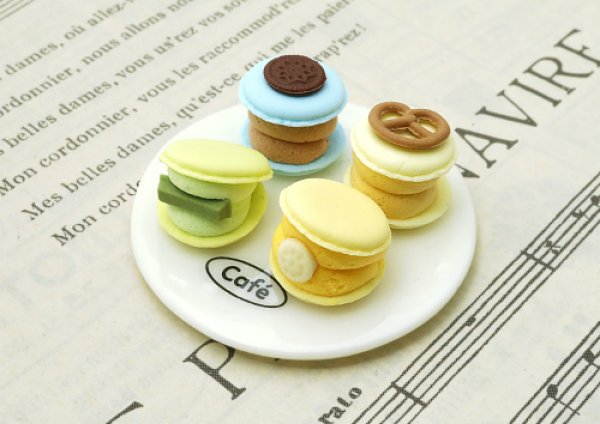 画像4: (ka1123) シリコンモールド クレイジュエリー トッピング スイーツ(チョコ&プレッツェル) ミニチュア 立体 1/12サイズ対応 キッチン雑貨 ミニチュア食器 食玩 レジンや樹脂粘土でのフェイクフード作りに (4)