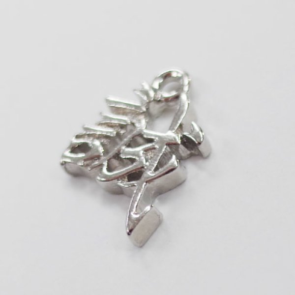 画像4: (kara62601)【お取り寄せ商品 10個セット販売】 チャーム( ミール皿 ・ セッティング台 ) 漢字 チャーム 誠 ( まこと / セイ  ) 2色展開 アクセサリー パーツ 和風  (4)