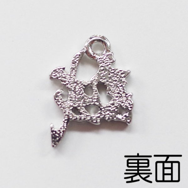 画像5: (kara62601)【お取り寄せ商品 10個セット販売】 チャーム( ミール皿 ・ セッティング台 ) 漢字 チャーム 誠 ( まこと / セイ  ) 2色展開 アクセサリー パーツ 和風  (5)