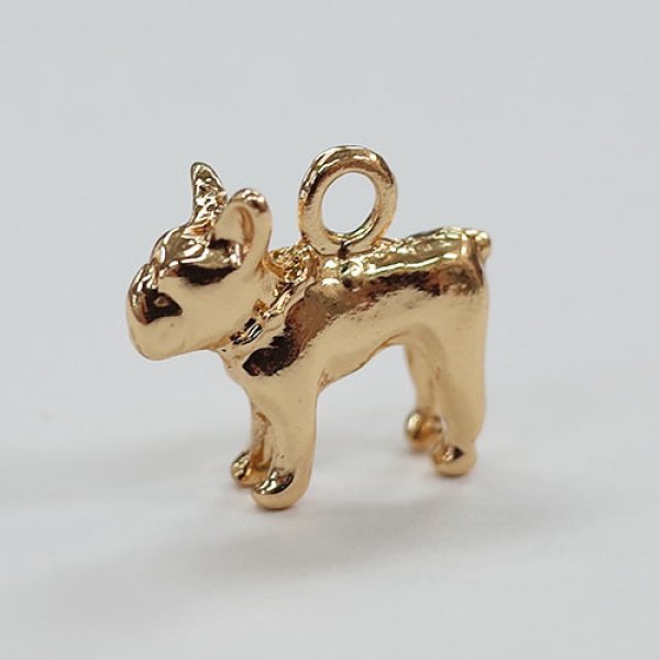 画像4: (kara03201)【お取り寄せ商品 10個セット販売】動物 チャーム( ミール皿 ・ セッティング台 ) ミニ ドッグ チャーム 犬  わんこ タイプA アクセサリー 立体パーツ  (4)