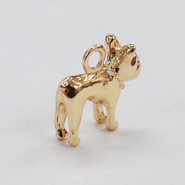 画像5: (kara03201)【お取り寄せ商品 10個セット販売】動物 チャーム( ミール皿 ・ セッティング台 ) ミニ ドッグ チャーム 犬  わんこ タイプA アクセサリー 立体パーツ  (5)