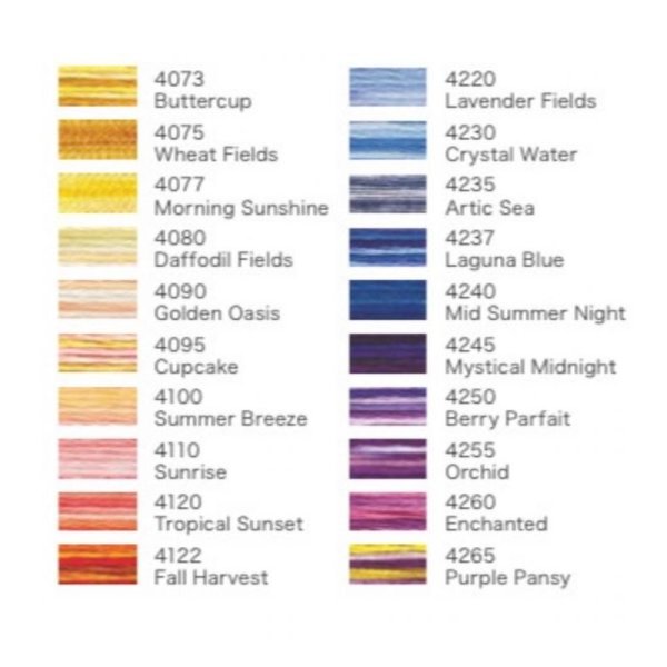 画像2: (dmc25-color3) 【color variation】フランス製 刺繍 刺しゅう糸 DMC 25番糸 カラーバリエーション クロスステッチ 手芸 グラデーション きれい カラフル パッチワーク (2)