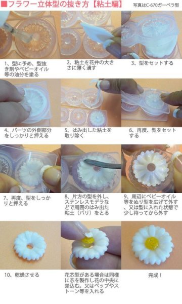 画像2: (sn167)シリコンモールド 葉型 リアル リーフ バラ の葉 両面型タイプ 植物 ボタニカル 自然 栽培 プランター パーツ 花 ミニチュア レジン や樹脂粘土 (2)