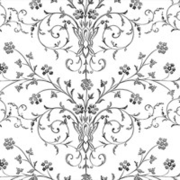 画像2: (bk1998) シルクスクリーン  アラベスク トールペイント  A4サイズ (2)