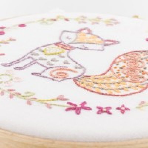 画像3: (by70408)初心者向け 刺繍キット フランス製　きつねのベルナール ししゅう (3)