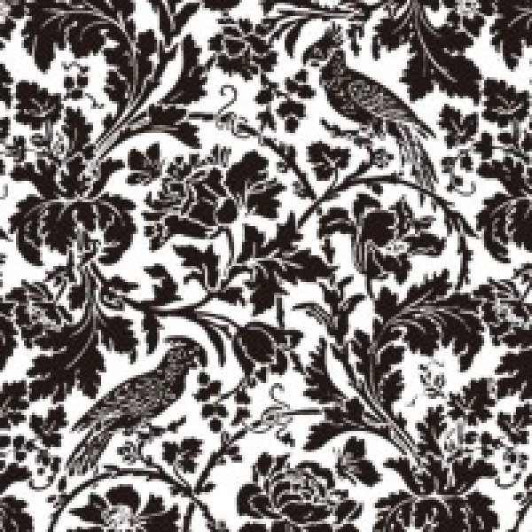 画像2: (bk1559)シルクスクリーン バード  トールペイント  A4サイズ (2)