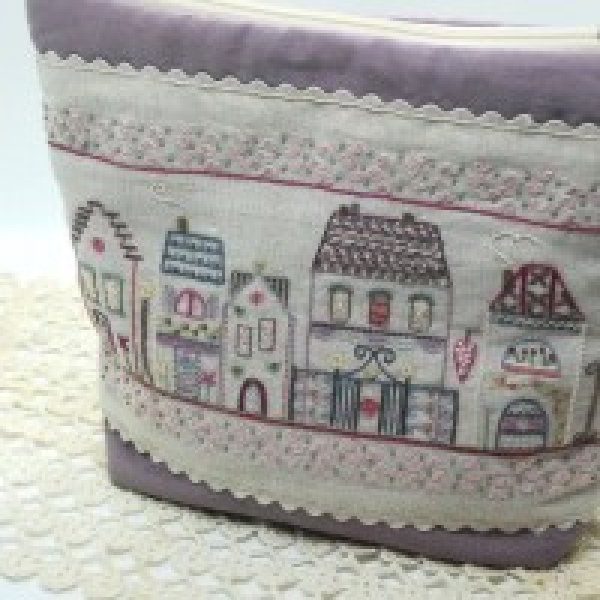 画像3: (by00965)中級者向け 刺繍キット フランス製 ポーチ用・フランスの街並み ししゅう バッグ 小物入れ  (3)