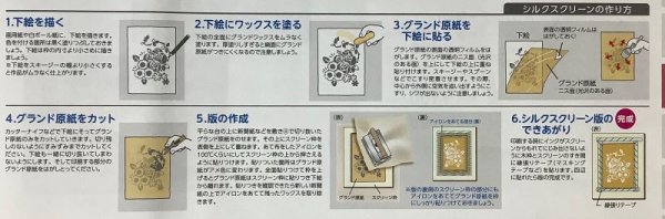 画像3: (ar821830)☆DIY☆シルクスクリーンキット S 手作りスクリーン枠 ニス原紙 グランドワックス スキージー ハンドメイドに♪ (3)