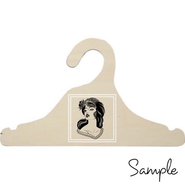 画像3: 【 ウッドベース プラーク 】 (ar236400）お徳用 ベニヤ製ハンガー デコパージュ トールペイント 木 土台 無塗装 無地 素材 カントリー クラフト 工作 木工 造形 デザイン ナチュラル (3)