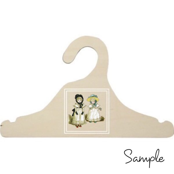 画像2: 【 ウッドベース プラーク 】 (ar236400）お徳用 ベニヤ製ハンガー デコパージュ トールペイント 木 土台 無塗装 無地 素材 カントリー クラフト 工作 木工 造形 デザイン ナチュラル (2)