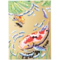 ちぎり絵セット金色ベース ちぎり絵 紙工作 ペーパークラフト ペーパーアート 材料 工作 クラフト ハンドメイド 手作り DIY 
