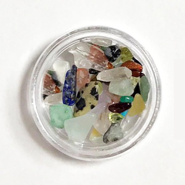 画像3: ★星印商品のみ同梱可★(1560) 【ミニチュアパーツ】 パワーストーンカレット　ミックスアソート　天然石　約3ｇ入り　さざれ石　乳白色/クォーツ/人工/風水/運勢/運気/ヒーリング/癒し/浄化/封入/レジン/アミュレット/クラスター/オルゴナイト/自然/クリスタル/インテリア/　 (3)
