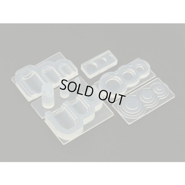 画像2: 入荷待ち(ka1039) シリコンモールド クレイジュエリー 丸型フォルム ジャム瓶 ビン 立体型 1/12サイズ対応 キッチン雑貨 ミニチュア食器 食玩 レジンや樹脂粘土でのフェイクフード作りに (2)