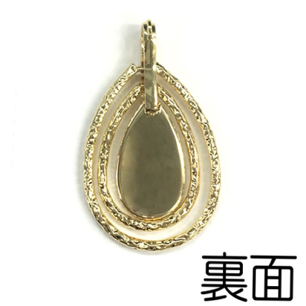 画像3: (YDPE-0112g)【高品質日本製 10セット予約販売】 デザインA ティア ペンダントトップ ゴールド ミール皿 チャーム 土台 (3)