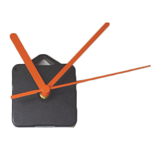 時計 ムーブメント ノーマルデザイン オレンジ 手作りキット 時計針 秒針 セット クロック スワロ レジン ハンドメイドの激安通販 You